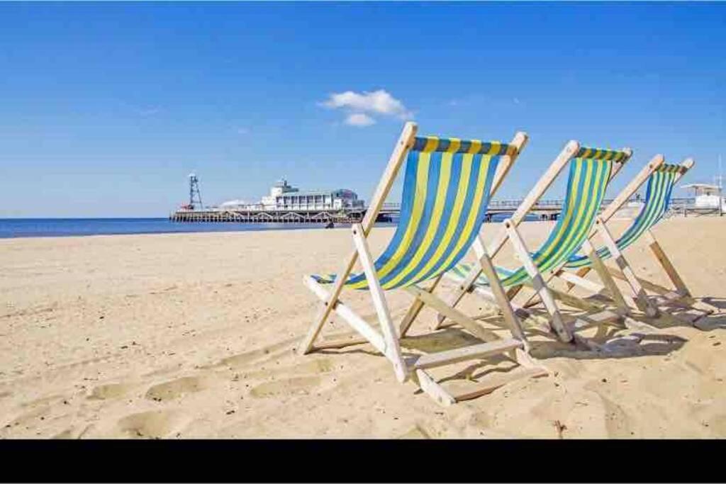 Bournemouth Nr Town Beach Train Coach Shops Lovely Entire Apartment Allows Quiet Good Dogs Zewnętrze zdjęcie